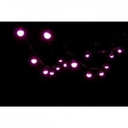 location Guirlande 10m avec 20 ampoules LEDs RGB+WW de 6W lorient caudan