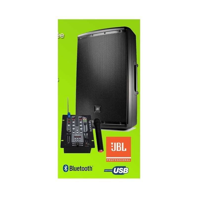 location Pack sono enceinte JBL EON 1000w + table et hf Lorient Caudan location Pack sono enceinte JBL EON 1000w + table et hf Lorient Caudan